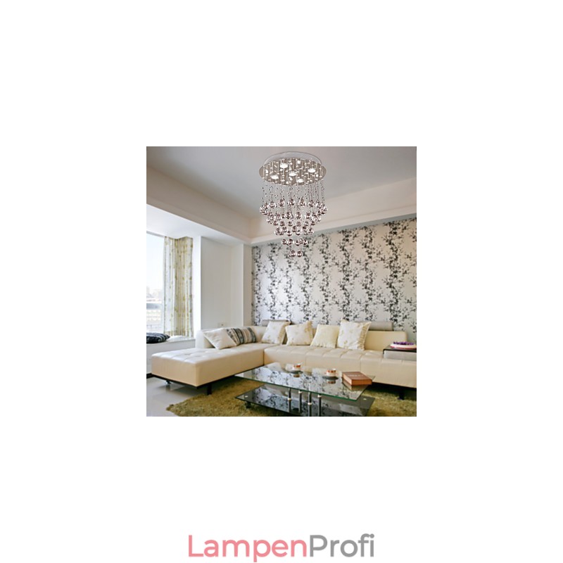 Kristall-Kronleuchter mit 5-flammigem Design (K9-Kristall)