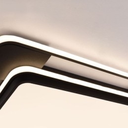 Moderne minimalistische Unterputzbeleuchtung quadratische Deckenleuchte