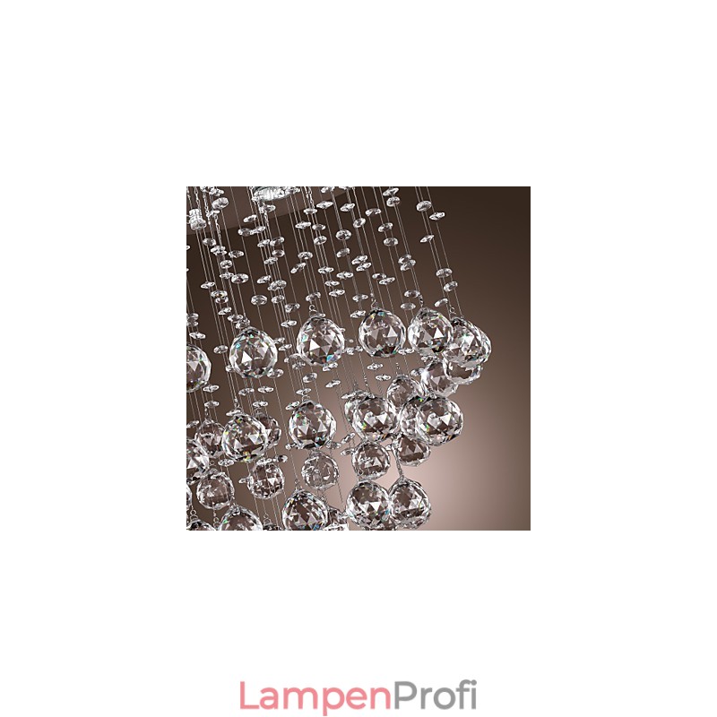 Kristall-Kronleuchter mit 5-flammigem Design (K9-Kristall)