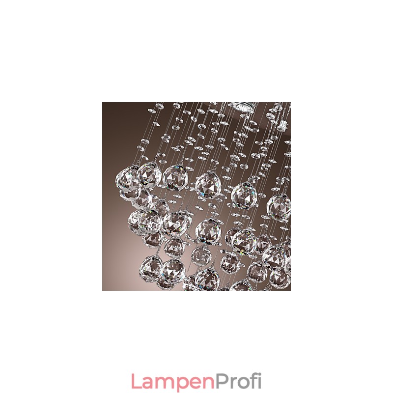 Kristall-Kronleuchter mit 5-flammigem Design (K9-Kristall)