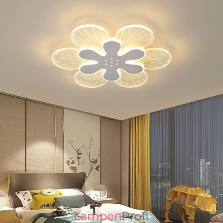 Moderne, bündige Deckenleuchte mit hübscher Blume Moderne, bündige Deckenleuchte mit hübscher Blume