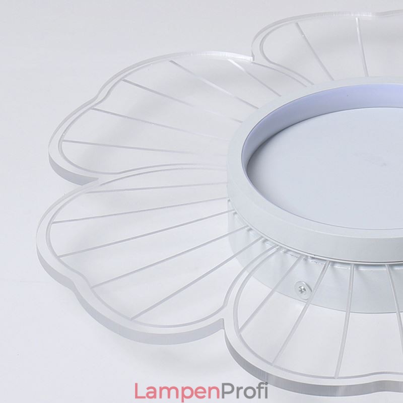 Minimalistische Blütenblatt-Deckenleuchte mit bündiger Montage, kreative Dekorationsbeleuchtung