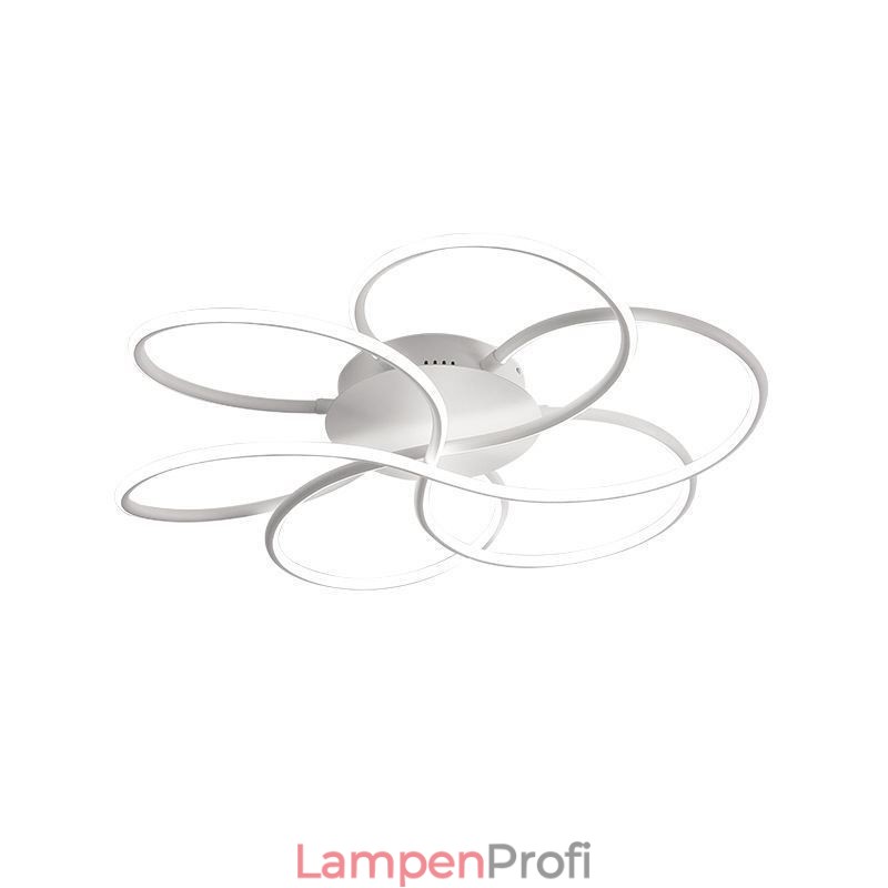 Lineare Deckenleuchte mit Unterputzmontage, modernes Blumendesign