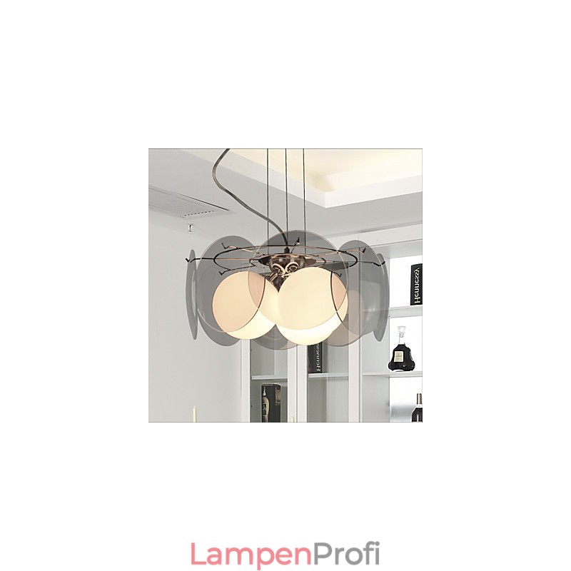 Angebote Mailand Einfache Mode Stil Kronleuchter Licht Rauch Grau Glas Kronleuchter