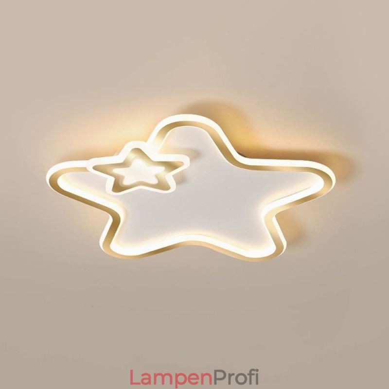 Creative Star Deckenleuchte mit goldenem Stern
