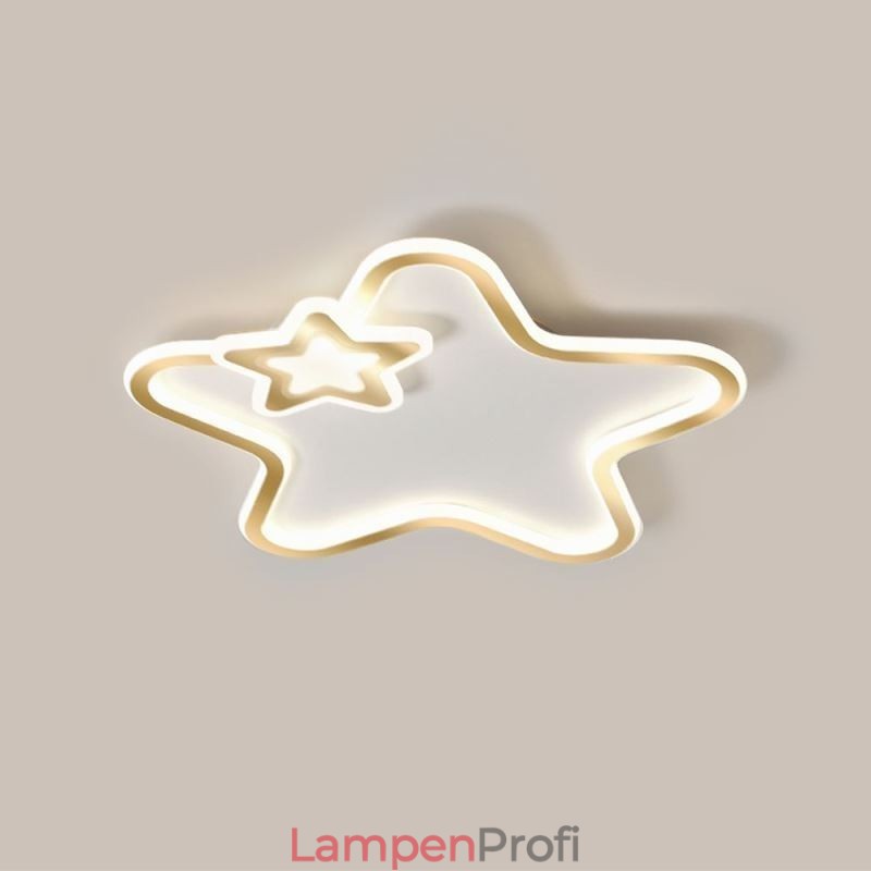 Creative Star Deckenleuchte mit goldenem Stern
