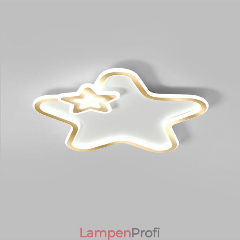 Creative Star Deckenleuchte mit goldenem Stern