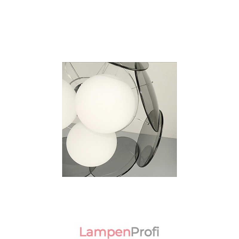 Angebote Mailand Einfache Mode Stil Kronleuchter Licht Rauch Grau Glas Kronleuchter