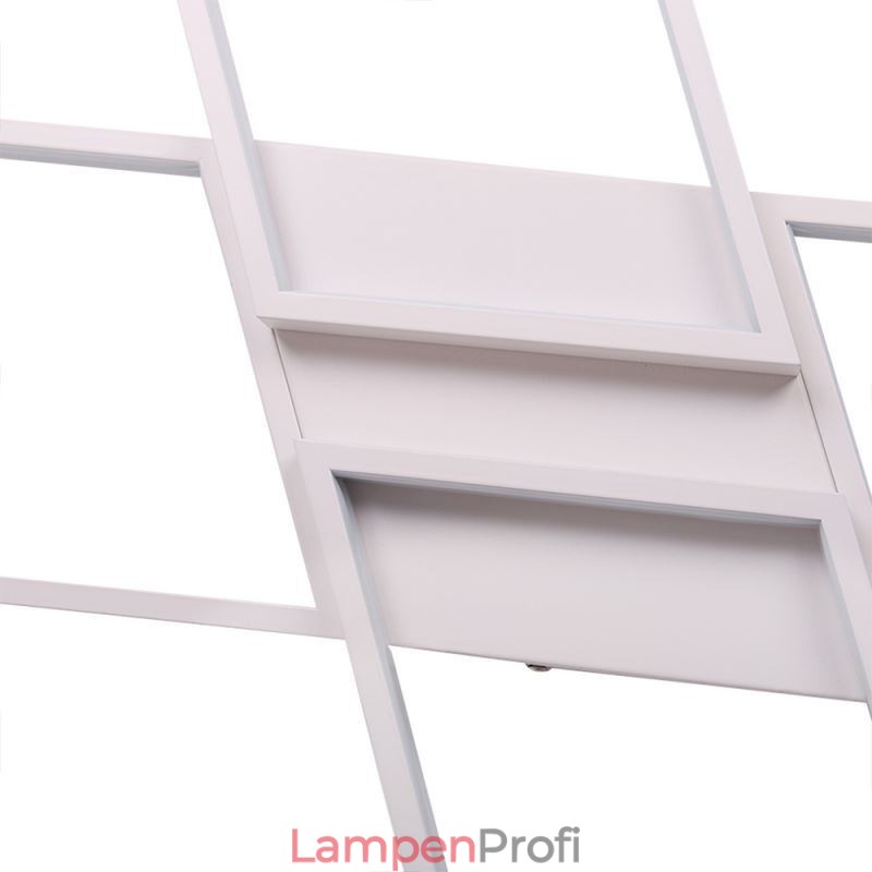 X-förmige, bündige, minimalistische Deckenleuchte aus Acryl