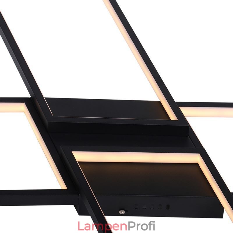 X-förmige, bündige, minimalistische Deckenleuchte aus Acryl