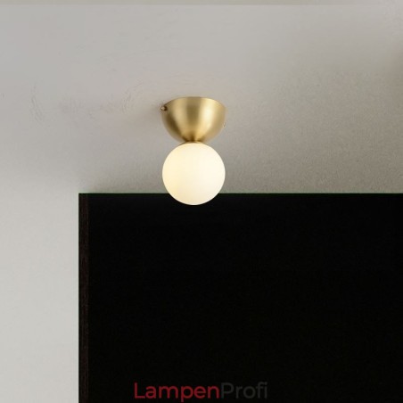 Nordische Messing Mini Unterputz Deckenleuchte Foyer Beleuchtung