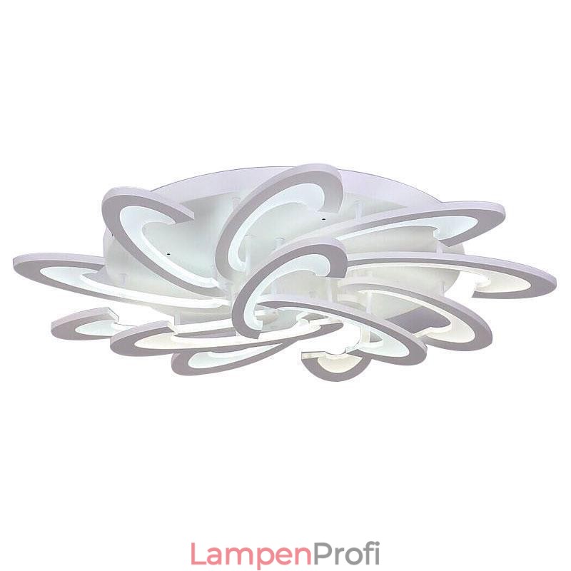 Moderne, schlichte Deckenleuchte mit Windmühlenmotiv aus Acryl