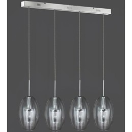 Moderne zeitgenössische traditionelle klassische Chrom Metall Pendelleuchte Kinder