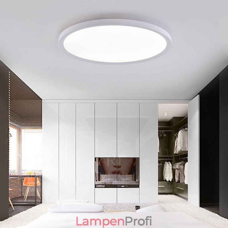 Nordic Runde Unterputz Super Dünne Decke Licht Aluminium Roung Lampe Beleuchtung