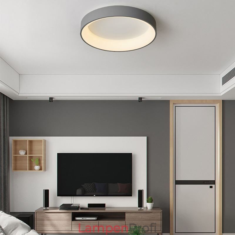 Moderne runde Deckenleuchte mit Energiesparlampe