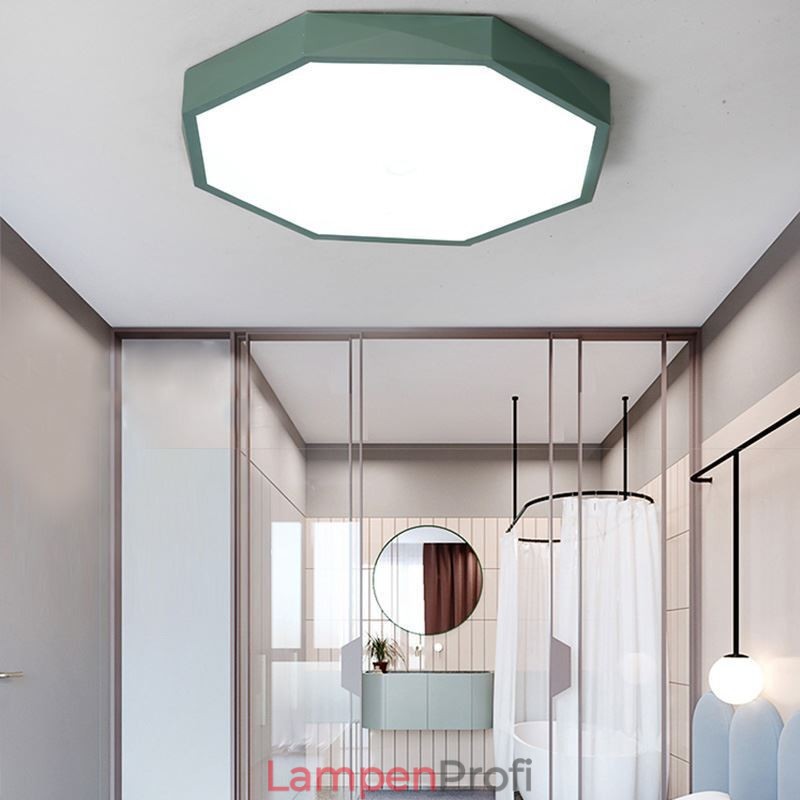 Moderne Unterputz-Deckenleuchte mit speziellem Hexagon-Design, ultradünne Lampenleuchte