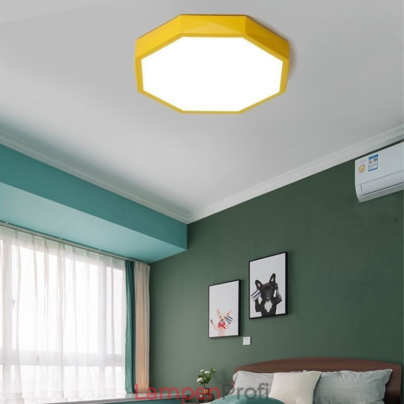 Moderne Unterputz-Deckenleuchte mit speziellem Hexagon-Design, ultradünne Lampenleuchte