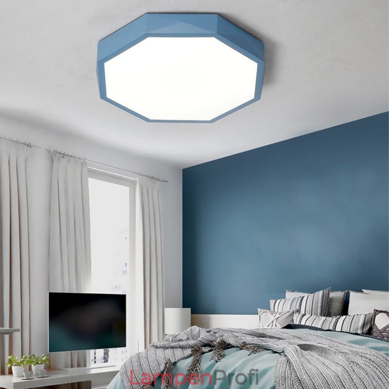 Moderne Unterputz-Deckenleuchte mit speziellem Hexagon-Design, ultradünne Lampenleuchte