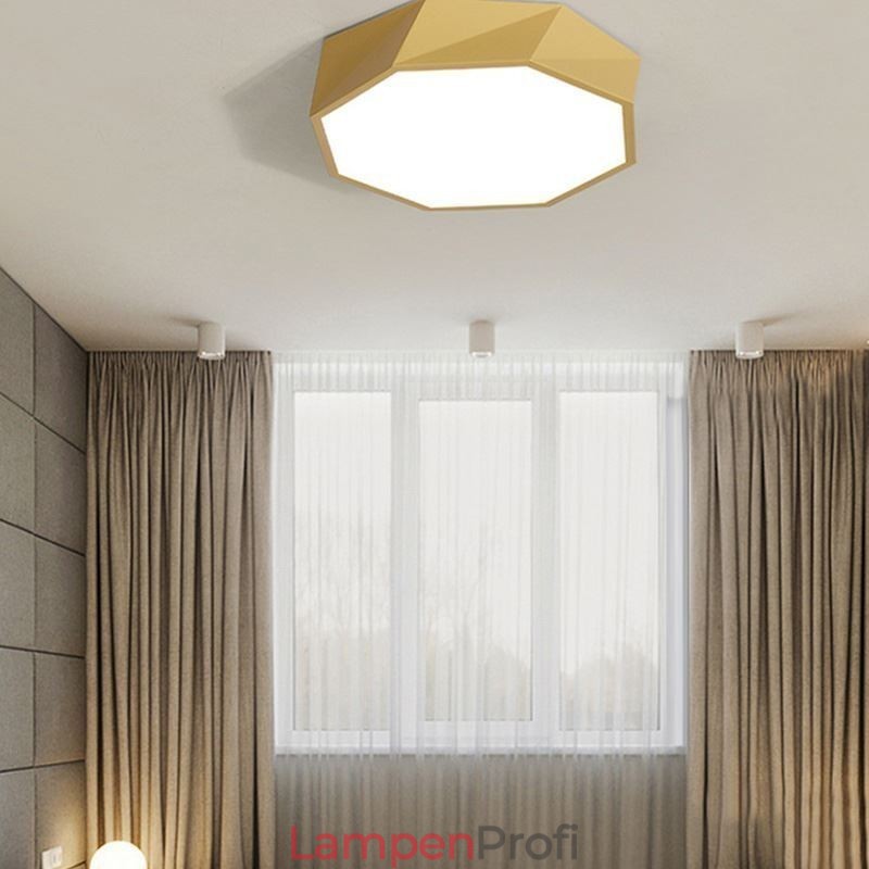 Moderne Unterputz-Deckenleuchte mit speziellem Achteck-Design, ultradünne Lampe