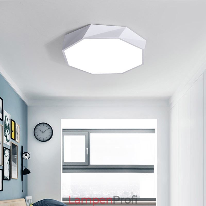 Moderne Unterputz-Deckenleuchte mit speziellem Achteck-Design, ultradünne Lampe
