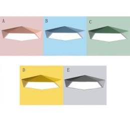 Moderne Deckenleuchte mit Diamant-Design, ultradünn, für Zuhause, Beleuchtung