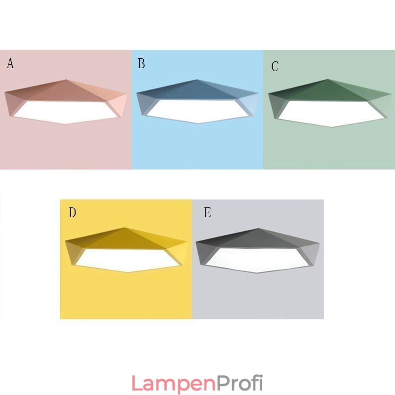 Moderne Deckenleuchte mit Diamant-Design, ultradünn, für Zuhause, Beleuchtung