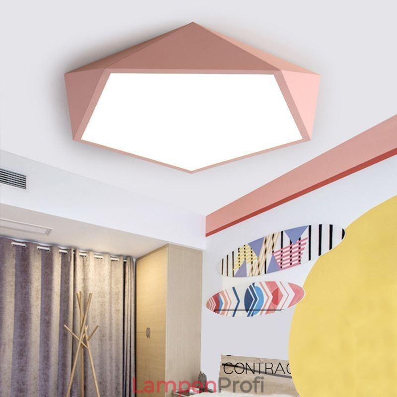 Moderne Deckenleuchte mit Diamant-Design, ultradünn, für Zuhause, Beleuchtung