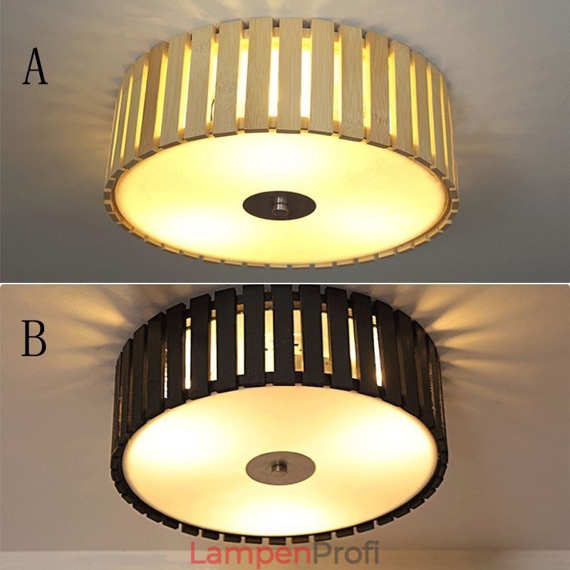 Große Bambus Flush Mount Chinesische Kreative Deckenleuchte Kinderbeleuchtung