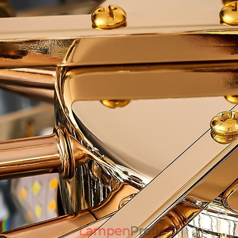 Kristall Flush Mount Runde Kristall Dekoration Deckenleuchte Kristall Shell Lampenschirm