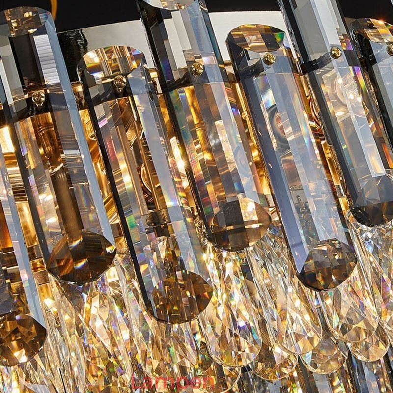 Kristall Deckenleuchte Einfache Moderne Runde Unterputz Dekorative Leuchte