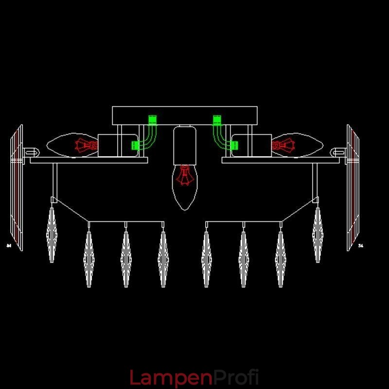 Kristall Deckenleuchte Einfache Moderne Runde Unterputz Dekorative Leuchte