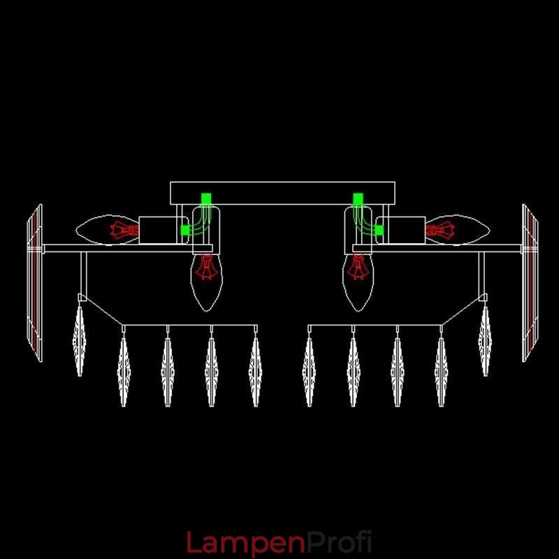 Kristall Deckenleuchte Einfache Moderne Runde Unterputz Dekorative Leuchte