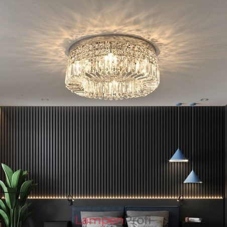 Moderne, elegante Deckenleuchte, bündige Montage, Kristall-Deckenleuchte Moderne, elegante Deckenleuchte, bündige Montage, Kristall-Deckenleuchte