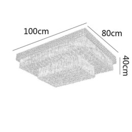 Europäischer quadratischer Kristall-Kronleuchter