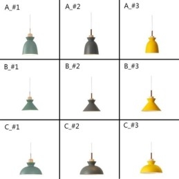 Macaron Pendelleuchte Nordic Simple Iron Arti Drei Lichter Leuchte