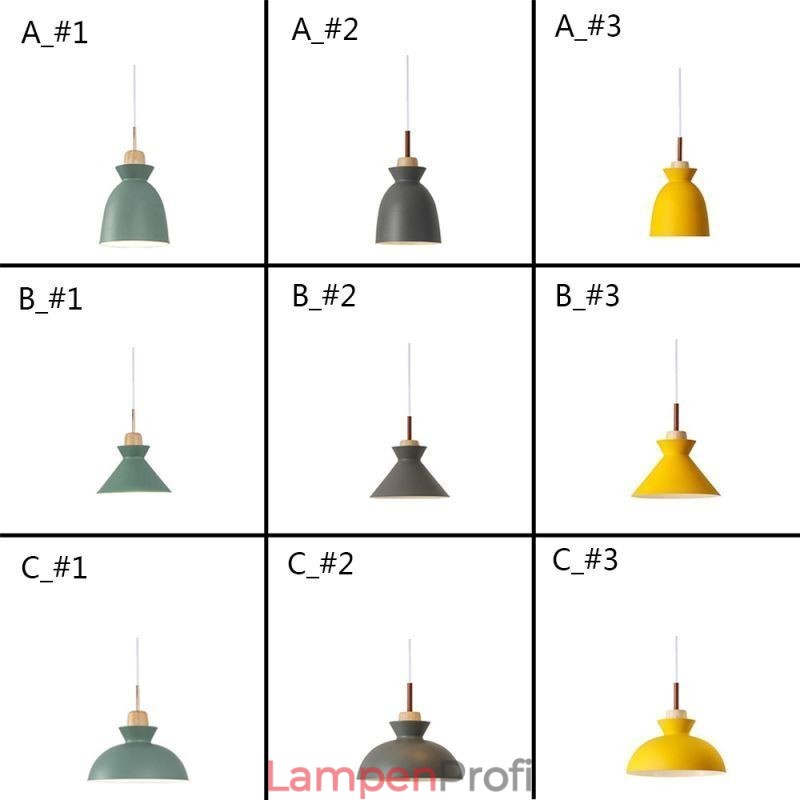 Macaron Pendelleuchte Nordic Simple Iron Arti Drei Lichter Leuchte