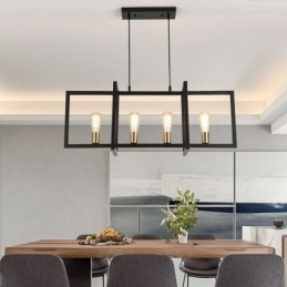 4-flammige Pendelleuchte im Industriestil Lightingway