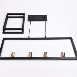 4-flammige Pendelleuchte im Industriestil Lightingway