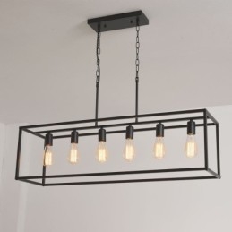 Bauernhaus Pendelleuchte Insel Hängeleuchten 6 Lichter