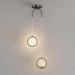 Runde Ring Pendelleuchte Moderne Kugel Hängelampe