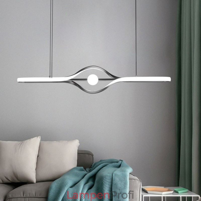 Moderne lineare Pendelleuchte mit langem Streifen