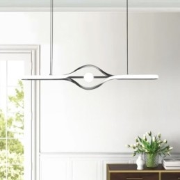 Moderne lineare Pendelleuchte mit langem Streifen