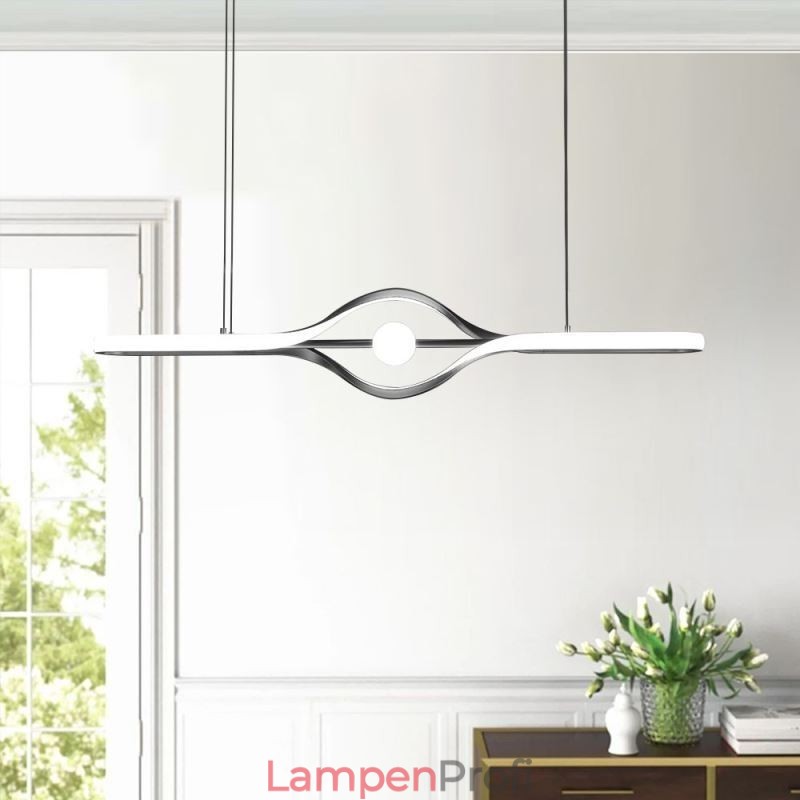 Moderne lineare Pendelleuchte mit langem Streifen
