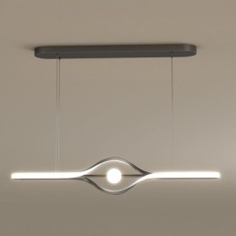 Moderne lineare Pendelleuchte mit langem Streifen