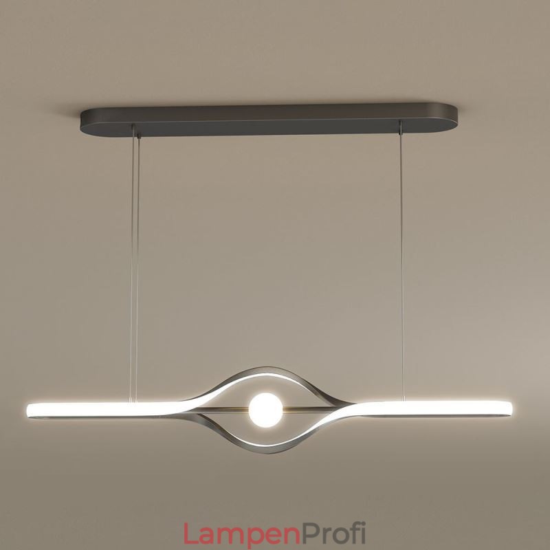 Moderne lineare Pendelleuchte mit langem Streifen