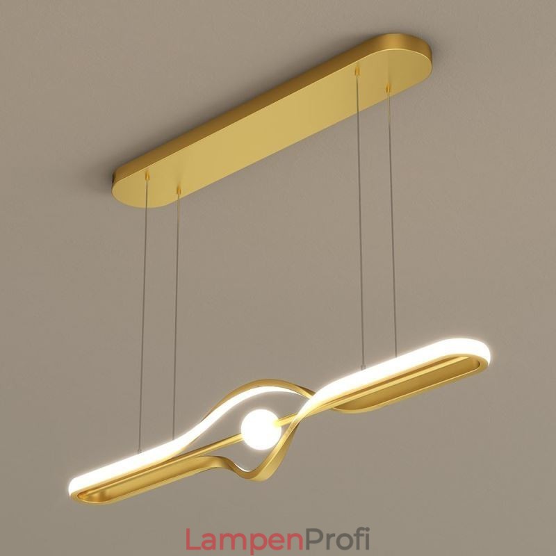 Moderne lineare Pendelleuchte mit langem Streifen