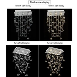 Moderner Kristall-Kronleuchter, Deckenleuchte