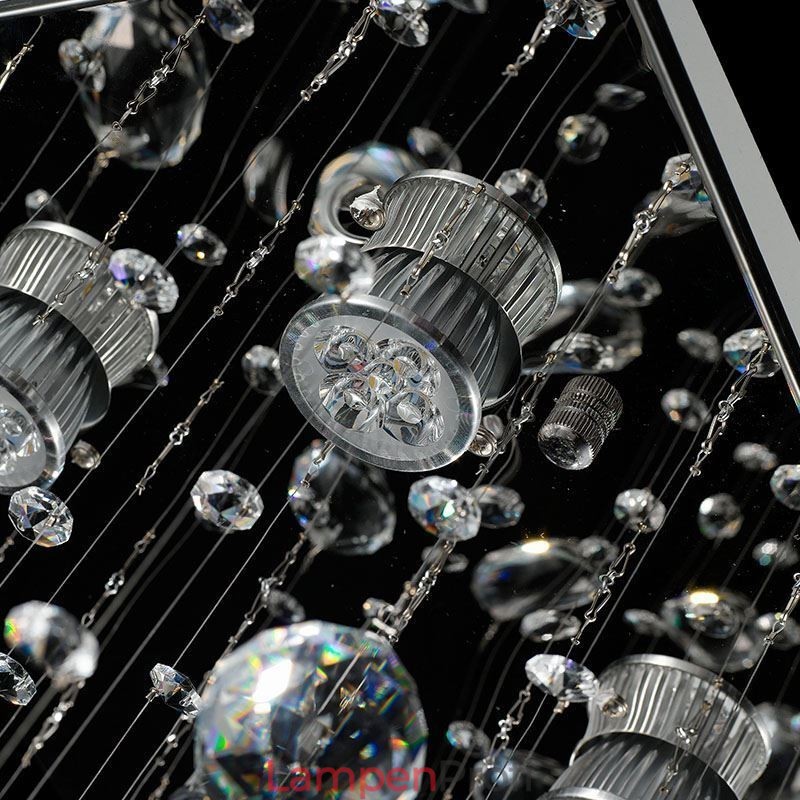 Moderner Kristall-Kronleuchter, Deckenleuchte