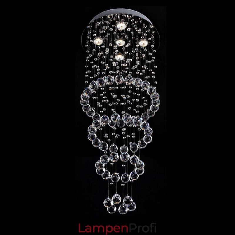 Kristall Kronleuchter Zeitgenössische Elegante Deckenleuchte Duplex Treppe