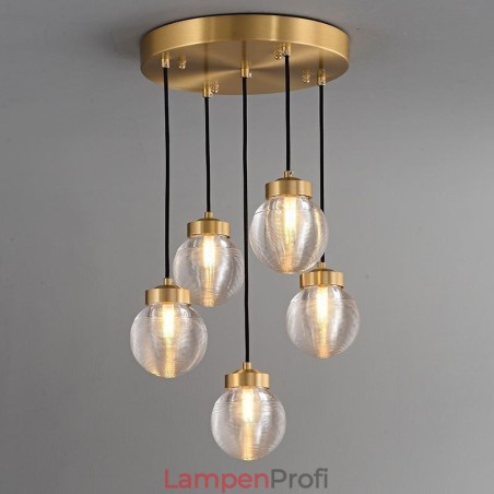 Amerikanische Cluster Pendelleuchte Luxuriöse Glaskugel Deckenleuchte Amerikanische Cluster Pendelleuchte Luxuriöse Glaskugel Deckenleuchte